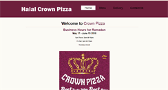 Desktop Screenshot of halalcrownpizzaca.com